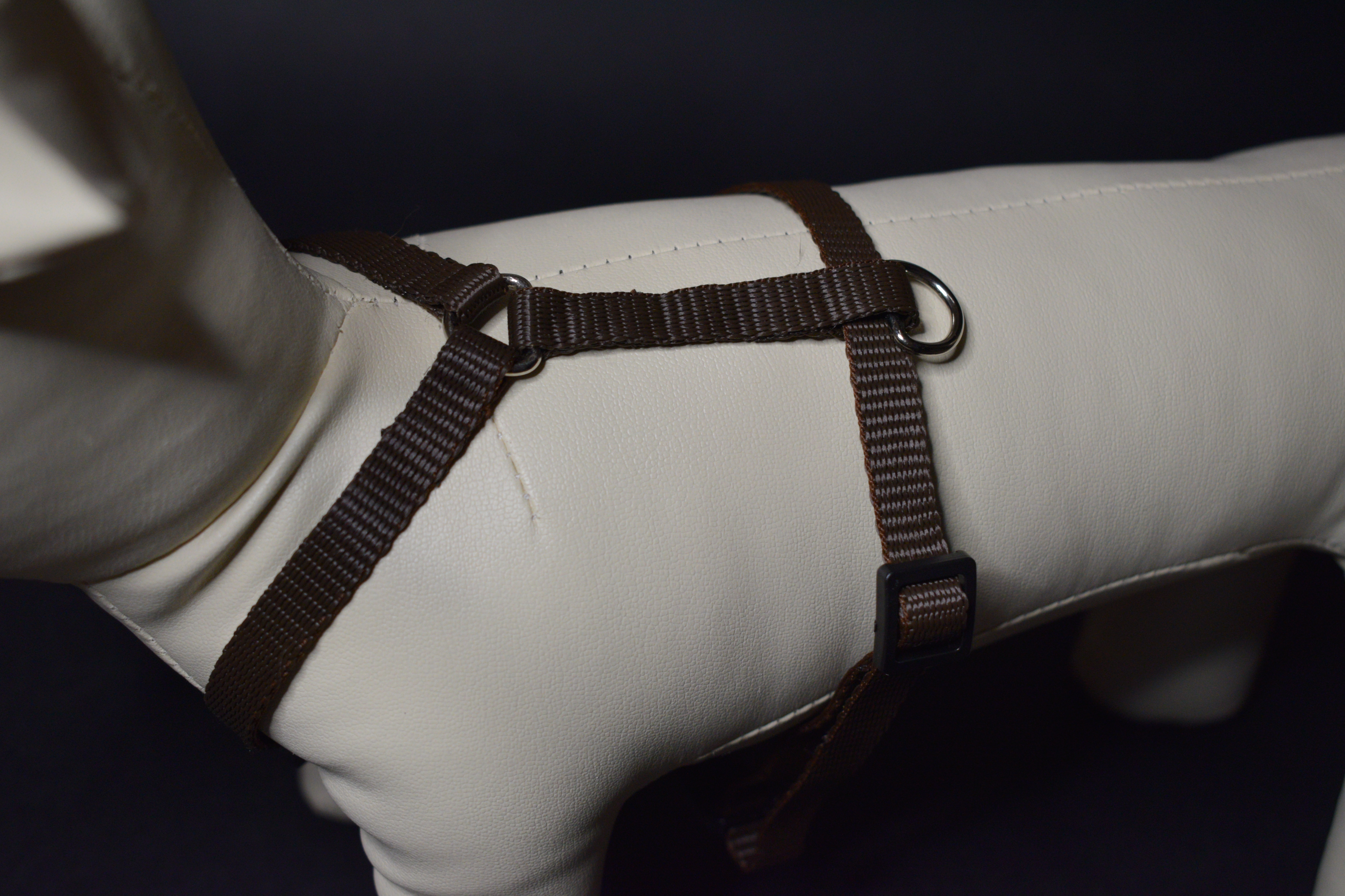 Palkar klasický postroj pre psov 22 cm - 40 cm veľ. 1 hnedá