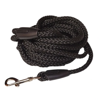 Palkar vodítko stopovacie pre psov 15 m x 8 mm čierna