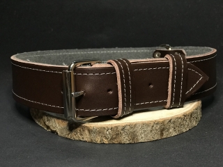 Palkar obojok z kože hladenice pre psov 80 cm x 40 mm hnedý