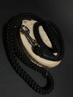 Palkar vodítko pre psov 150 cm x 14 mm čierna