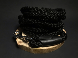 Palkar prepínacie vodítko pre psov 250 cm x 14 mm čierna