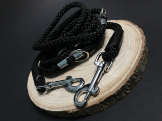 Palkar prepínacie vodítko pre psov 250 cm x 8 mm čierna