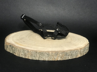 Palkar nylonový náhubok pre psov veľ. 0 12 cm x 3 cm čierna