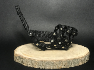 Palkar nylonový náhubok pre psov veľ. 1 18 cm x 6 cm čierna