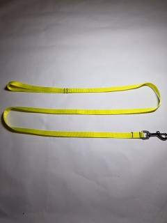 Palkar vodítko z popruhu pre psov 150 cm x 16 mm neónová