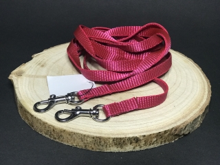 Palkar vodítko prepínacie z popruhu pre psov 250 cm x 10 mm fialová