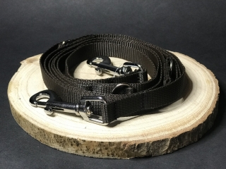 Palkar vodítko prepínacie z popruhu pre psov 250 cm x 16 mm hnedá