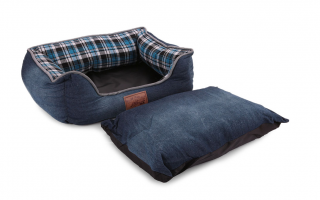 KARRY Pelech hranatý modrý - 72 cm x 56 cm