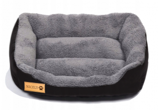 ARON Pelech hranatý čierny - 75 cm x 65 cm