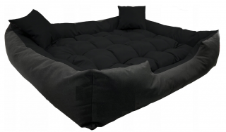 BERLIN Pelech hranatý čierny - 100 cm x 75 cm